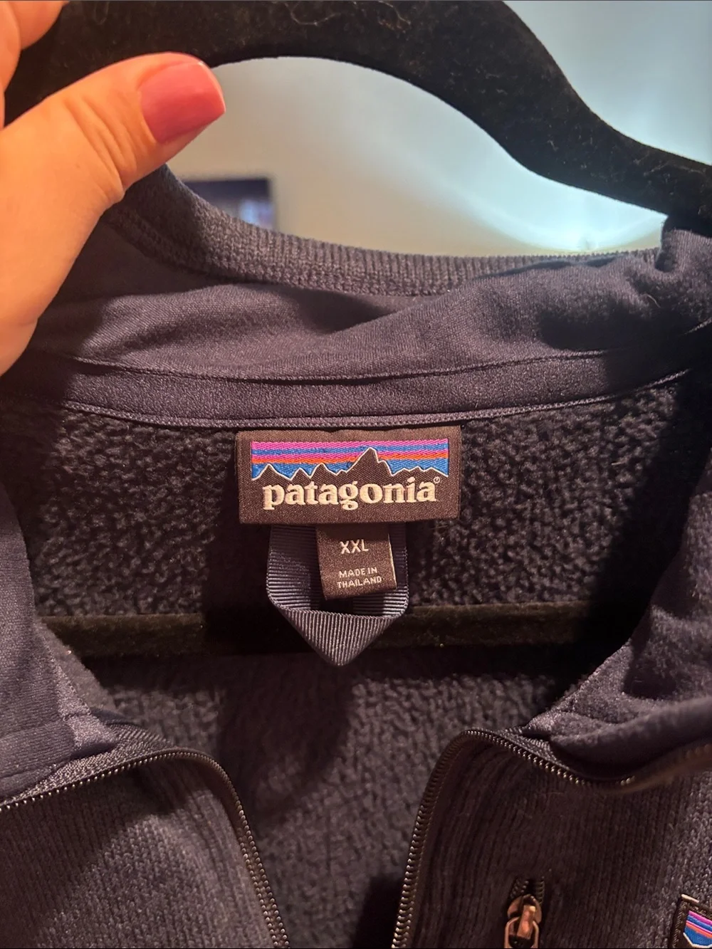 Patagonia Men’s Navy Half-Zip Fleece Pullover